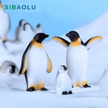 Novi Arctic Pingvin Obiteljska ispis figurica životinja model vilinski vrt home dekor minijaturni uzorak ukras DIY moderan pribor