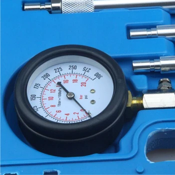 Novi Brzi Spojen Benzinski Plinski Cilindar Motora Kompresora Manometar Mjerač Pritisak Test Kompresije Tester Dijagnostika Curenja