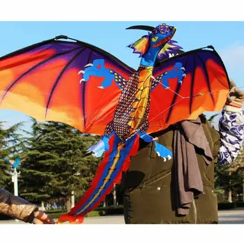 Novi Dječji Poklon 3D Dragon 100 m Kite Jednostruka Linija S Repom Zmajevi Zabavna Igračka Na Otvorenom, Kite Obiteljska Sportski Igračka Na Otvorenom