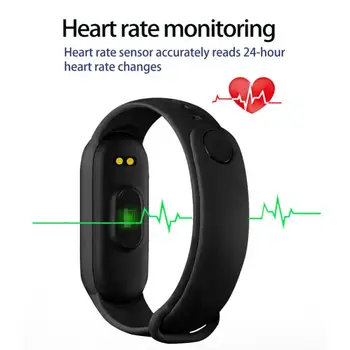 Novi M6 Pametni Sat Narukvica Fitness Tracker Monitor Monitor Krvnog Tlaka Ekran U Boji Pametna Narukvica Za Mobilni Telefon