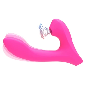 Novi Seks-Proizvode 2 u 1 Клиторальная dojenče Vaginalni сосущий vibrator 10 brzina vibracioni stimulans клиторальной G-točke Seks-igračka za žene