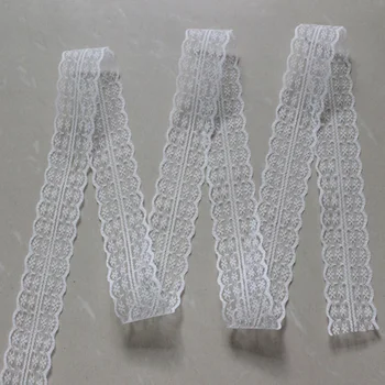 Novi popis 10 metara/4,5 cm bijela obostrane cvjetne čipke traka cvjetne čipke vez čipka DIY obrt