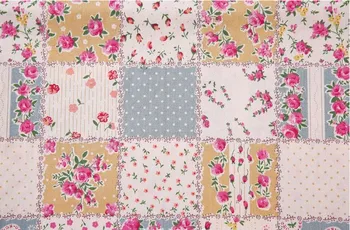 Novo ! 100*160 cm Puzzle cvjetni stil pamuk patchwork tkanine šarenilo šivanje materijal za diy Rukotvorina šivanje tkanine