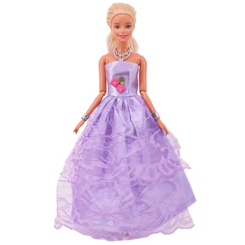 Odjeća Za Lutke Barbie Vjenčanica, Večernja Haljina Princeze Ručno Pribor Za 1/6 BJD Girl Lutka Dječja Igračka rođendanski Poklon Cipele