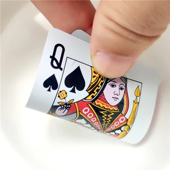 PVC Novi Stil u 6 Boja Plastični Vodonepropusni Odrasli Igraće Karte Igra Poker Karte Društvene Igre 58*88 mm Kartice