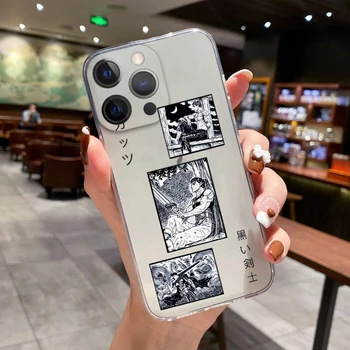 Poludeo Crijeva crtani Anime Torbicu za iPhone 12 13 Mini 11 12 13 Pro XS XR Max 7 8 Plus Prozirna Silikonska Zaštitni Poklopac Objektiva