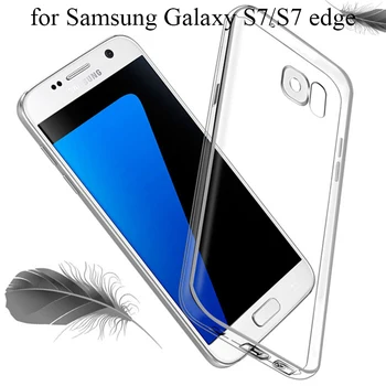 Potpuno Novi Samsung Galaxy S7 Silikonska Torbica S7 Edge Torbica TPU ultra-tanki Full Zaštitna Torbica za Telefon Torbica Fundas za SamsungS7