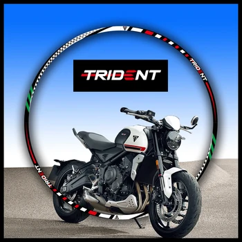 Pribor Za motocikle Trident Naljepnice S Pruge Na Kotačima, Reflektirajuće Naljepnice Za Triumph TRIDENT 660 250