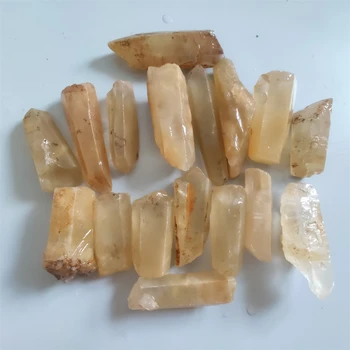 Prirodni Žuti Dimi Citrin Quartz Crystal Točkasto Coli Grubo Originalni Žuta Zdrav Kamen Uzorak Minerala