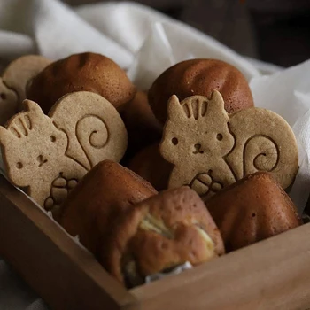 Proteina Keks Формочка Za Cookie Cutter 3D DIY u japanskom stilu Plastični kalup Za Pečenje Borove Pupoljke Torta Dekor Alati
