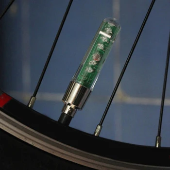 RGB Led Biciklistička Fenjer automatski mijenja Engleskom Slova Lampa Guma Bicikla Kotač Ventil Bljeskalica Neon Biciklističke Pribor