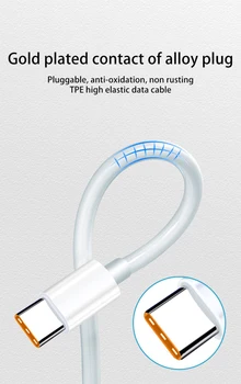RYRA USB Type C Kabel s Super brze punjenja Type-c kabel za prijenos podataka USB Kabel-C Punjač Za Realme Huawei Samsung Oneplus Poco