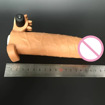 Rukavi penisa 7 cm l realan s povećanjem penisa metak s vibrirajućim produljiti igračku seks ekspander penisa kondoma za čovjeka