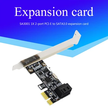 SA3001 2 Porta SATA III pci-e Kartica za Proširenje SATA 3.0 za PCI-e 1X Kontroler Kartice PCI Express Adapter je Pretvarač S Nosačem