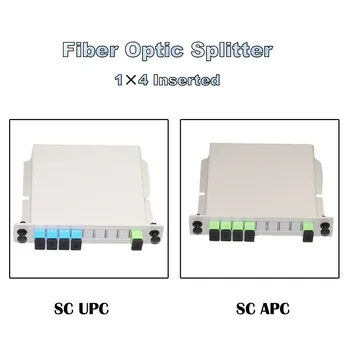 SC UPC / APC umetnuli u optički razdjelnik PLC SM Одномодовый 1X2 1X4 1X8X16 1X32 FTTH Mreže i stavljeni fiber-optički razdjelnik PLC