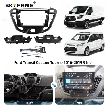 SKYFAME Auto Okvir Fascije Adapter Canbus Box Dekoder Za Ford Transit Custom Tourne Android Radio Kontrolna Ploča Komplet