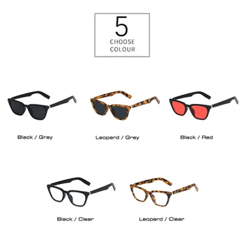 SO & EI Klasicni Male Sunčane Naočale Mačka Oko Ženske Modne Prozirne Sive Crvene Naočale Marke Dizajner Berba Muške Sunčane Naočale Nijanse UV400
