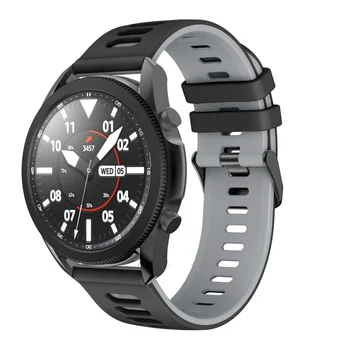Silikon remen za Huawei watch 3 Pro GT remen Samsung Galaxy Watch 4/Classic/46 mm/42 mm/45 mm/41 mm/3/aktivni 2 Zupčanika s3/S2 narukvica