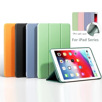 Smart cover za 2021 Novi iPad Pro 11 M1 s čipom Mini 6 5 Torbica za Pro 9,7 Air 4 3 2 1 Silikonska torbica 10,2 7 8 9 generacije 10,5 10,9 cm