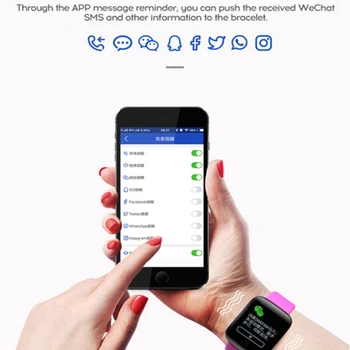 Sportski Pametnih Satova Za Muškarce Krvni Tlak Vodootporan Ip67 Smartwatch Za Žene Monitor Srčane Fitness Tracker Sat Za IOS I Android