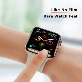 Staklo za Appleov Watch serie Se 6 5 4 3 44 mm 40 mm iWatch 38 mm 42 mm Soft 9D HD Kaljeni folija za Apple Watch Zaštitna folija za Ekran