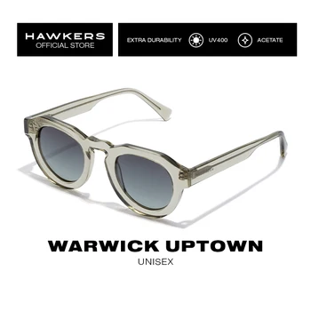 Sunčane naočale HAWKERS Clear Dark Smoke WARWICK UPTOWN za muškarce i žene uniseks sa UV400 Zaštitom. Službeni je proizvod razvijen u Španjolskoj