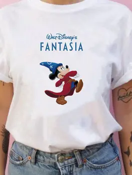 T-shirt Disney, Ženska Ljetna Univerzalni Majica Za Odmor s Mickey Mouse, Zabavna Kreativno Fantazija, Funky Majica Harajuku, Mickey Art