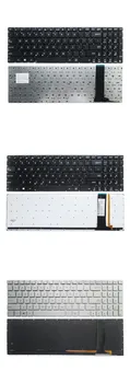 Tipkovnica za laptop Asus N550 N550J N550JA N550JK N550JV N56 N56DP N56DY N56VB N56VJ N56VM N56VZ N56X SAD Crna Metalik s pozadinskim osvjetljenjem
