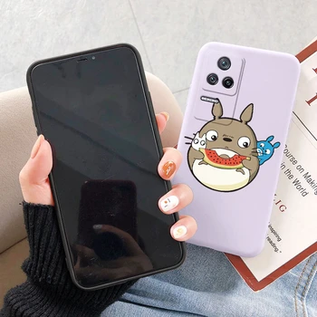 Torbica Za Telefon Za Poco F4 PocoF4 F 4 Fundamentalno Zaštita Objektiva Slatka Totoro Spirited Away Anime Miyazaki Bez Lica Torbica Za Xiaomi Poco F4