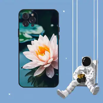 Torbica Za telefon s Cvjetovima lotosa za iPhone 8 7 6 6S Plus X SE 2020 XS XR 14 11 12 13 Mini Pro Max Mobile Torbica