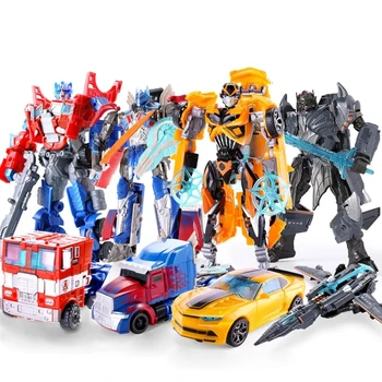 Transformacija Robot Automobili Igračke Optimus Deformacije Vozila Robot Figurica Zapovjednik Anime Model Dar Za Djecu