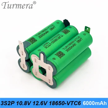 Turmera 3 S 18650 VTC6 12,6 4S 16,8 U 5S 21 U 6 S 25 U US18650VTC6 3000 mah Baterija 30A za Križnog Shurika Baterija (Prilagoditi)