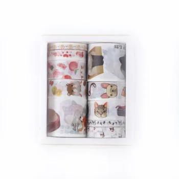 U uokvirenim 10 Rola/kutija Wasi Proizvodnja Traka Skup Studentski DIY Materijal Za Scrapbooking foto Album Dnevnik Ukrasne trake Traka Za Scrapbooking
