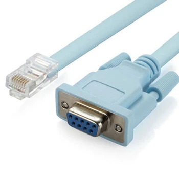 USB Konzolni Kabel RJ45 Cat5 Ethernet na Rs232 adapter DB9 COM Port Serijski Ženski Prevrtanja Usmjerivači Mrežni Adapter Kabel 1,8 M