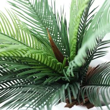 Umjetna Brazilska Palma Zeleno Lisnato Biljke Plastične Saksiji Lišće Bonsai Vrt Domaći Svadbeni Stol Dekoracije Dekoracija