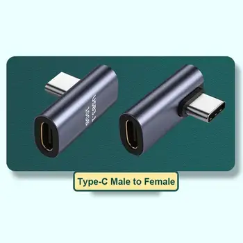 Univerzalni 90 Stupnjeva USB-C Za muškarce i Micro USB-C Za žene Adapter Za prijenos podataka Pravokutni Pretvarač Type C Adapter