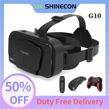 VR Shinecon Nove 3D Igre Naočale za Virtualnu Stvarnost Slušalice Kompatibilan Sa iPhone i Android Telefona G10 Metaverse VR Slušalice