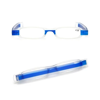 Velike 360 Stupnjeva Rotacije Sklopivi Naočale Za Čitanje Prijenosni Naočale Mini Lagane Naočale za Dalekovidnost Dalekovidnost za Žene i Muškarce
