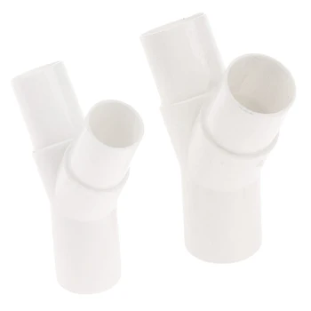Visoka Kvaliteta 16 mm/20 mm PVC Plastike Y Tip T-Utikač Vodovod T Kapanje Kutija T Vezu Pribor Za Cijevi Dijelovi Bijeli Novi