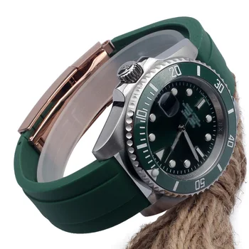 Visoko kvalitetni gumeni remen za sat Rolex Tudor narukvica 20 mm 21 mm crna plava zelena vodootporan silikon remen za sat narukvica
