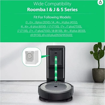Vrećicu Za iRobot Roomba i3 i7 i7 + Plus 7550 i8 8150 i4 i6 j7 7150 E5 E6 S9 Plus Pribor za Usisavače, Kompleti Rezervnih Dijelova