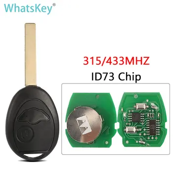 WhatsKey 2 tipke za Daljinsko upravljanje Vozilom Ključ 315/433 Mhz ID73 Čip Za Bmw Mini Cooper S R50 R53 2002-2005 PCF7935/7931AS s Kodom