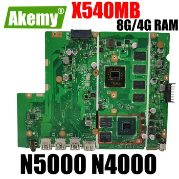X540MB Matična ploča Za ASUS X540M A540M X540MB Matična ploča laptopa sa N5000 N4000 920MX 8 GB 4 GB ram-a test u REDU