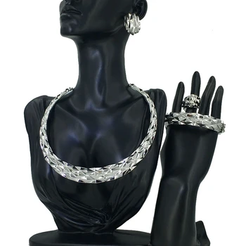 Yuminglai Odijelo Moda Dubai Nakit Pribor kvalitetni Pozlaćeni Dame Brazilski komplet nakita FHK12165