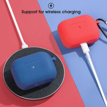 Za AirPods Pro 2019 Silikonska Torbica Šok-Dokaz Bežične Bluetooth Slušalice, Torbica Za Apple Air Pods Pro Za Airpods 3 Mekana Torbica