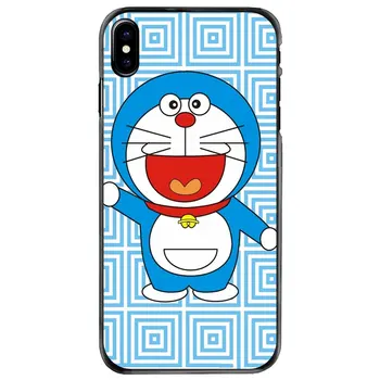 Za Apple iPhone 11 12 13 14 Pro MAX Mini 5 5S SE 6 6S 7 8 Plus 10 X XS XR Nobita Nobi Japan Doraemon Plava Mačka Tvrdi Torbica