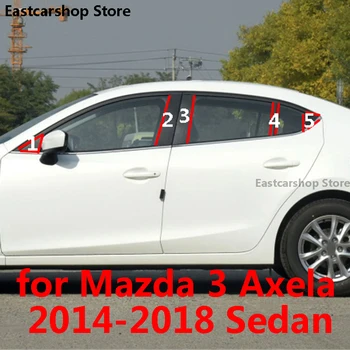 Za Mazda 3 Axela Sedan i Hatchback 2018 2017 2016 Automobil Srednji Stupac PC Prozorske Letvice 10 kom. Nakita B C Stup Trake