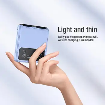Za Samsung Z flip4 Torbica za zaštitu od pada Kožna Zaštitna torbica