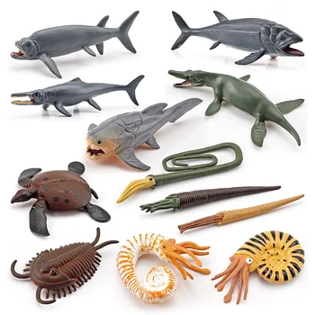 Zabavne Igračke za Djecu, Realistične Figure Morskih Stanovnika Oceana, Drevnih Životinja, Figurica Трилобита, Плезиозавра, Figure, Igračke