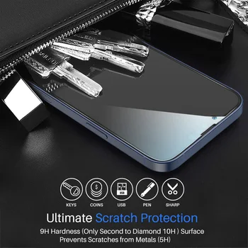 Zaštitno Staklo TOZO 3PCS za iPhone Pro 13 6,1 Inčni Zaslon Zaštitnik Kaljeni Film